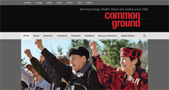Desktop Screenshot of commonground.ca